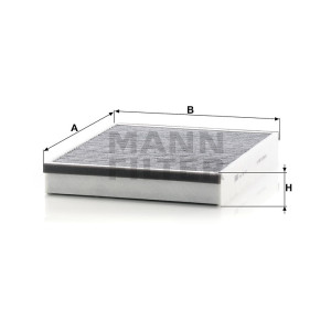 Фильтр салона MANN-FILTER CUK 25 007
